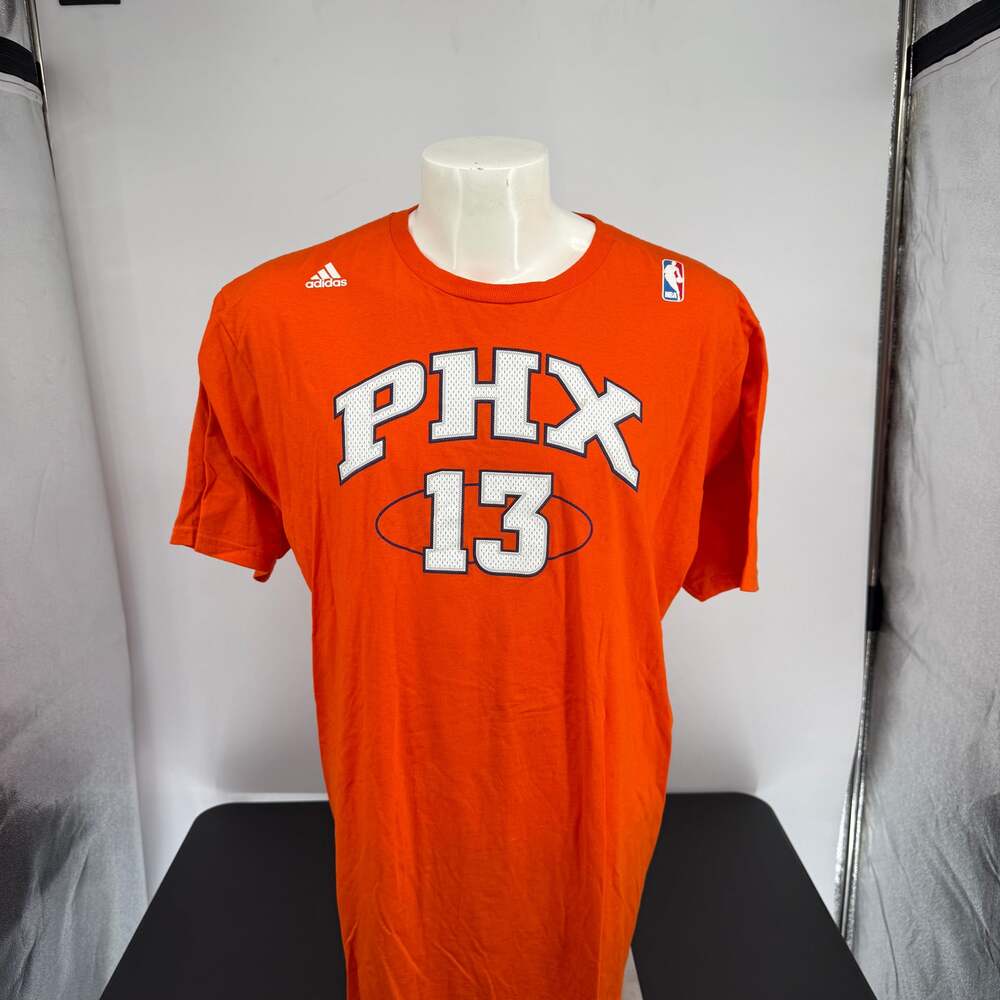 Steve Nash Orange Phoenix Suns NBA ADIDAS T Shirt